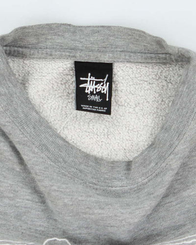 Vintage 2000's Stussy Pencil Graphic Sweatshirt - S