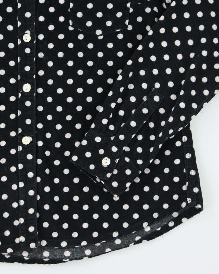 Vintage Women's H&M x Comme Des Garcons Polka Dot Corduroy Shirt - M