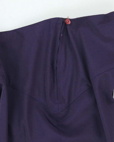 Vintage 90s Amazing Purple Stretchy Trousers - W28 L28