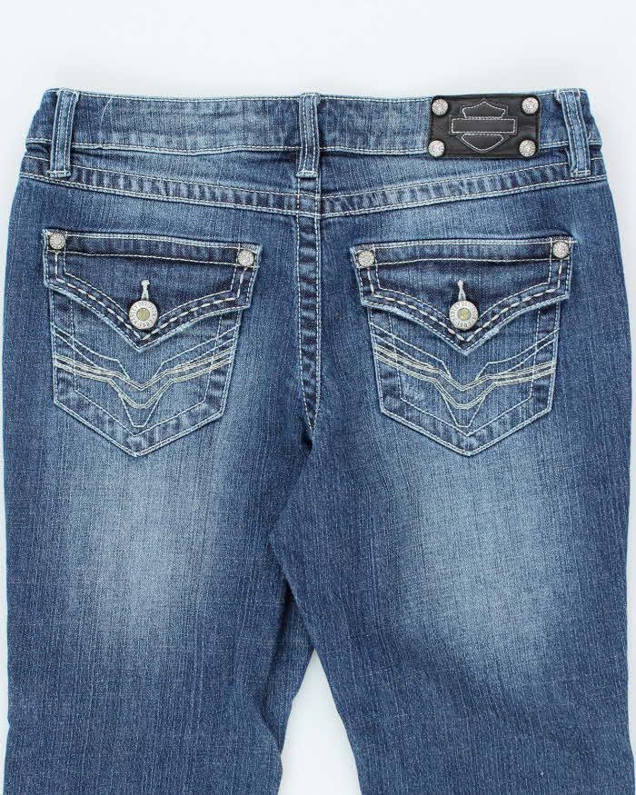 Vintage Y2k 00s Harley Davidson Flared Jeans - W32 L32