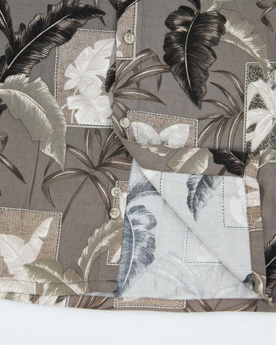 Vintage Campia Grey Hawaiian Shirt - L
