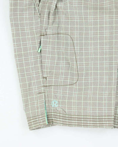 Vintage Y2k 00s Lululemon Checked Beach Shorts - S