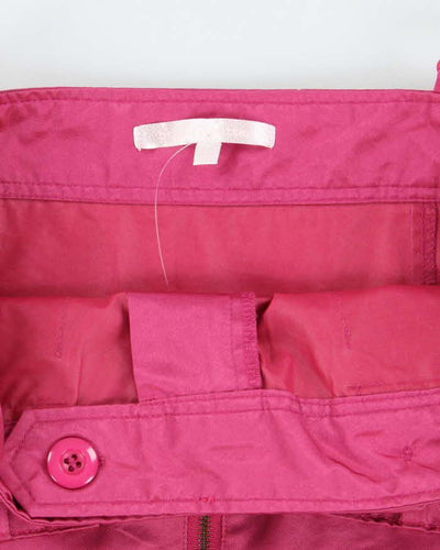 Vintage Y2k 00s Bread n Butter Pink Cargo Mini Dress - S
