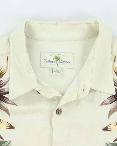 Vintage Island Shores Hawaiian Shirt - L