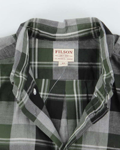 Filson Green Check Long Sleeve Shirt - XS