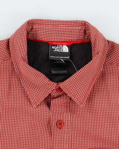 Vintage The North Face Check Short Sleeve Shirt - M