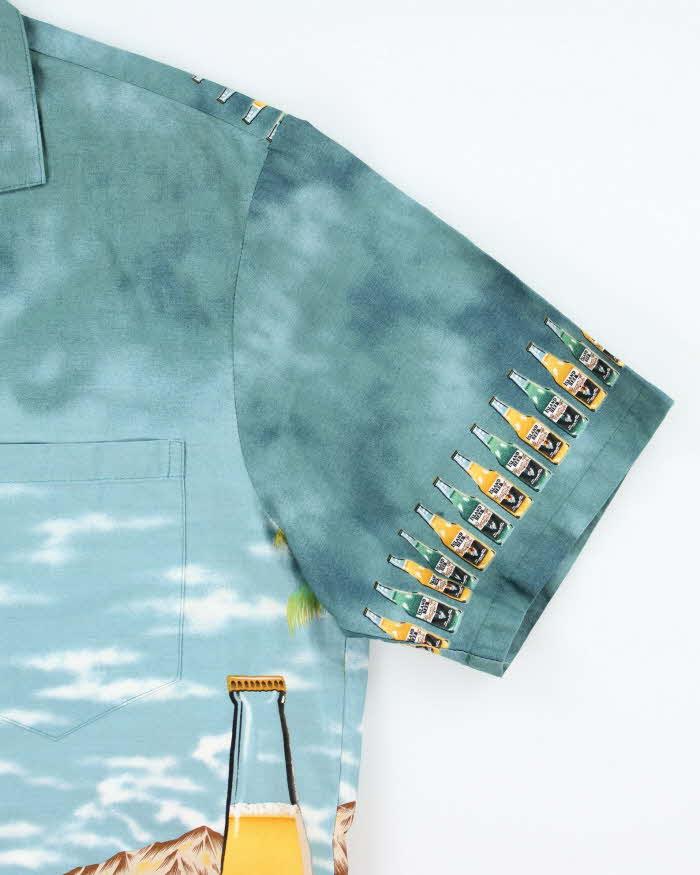 Vintage Ky's Beer Bottle Hawaiian Shirt - L
