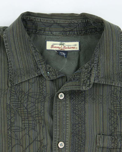 Vintage Tommy Bahama Long Sleeve Silk Shirt - XL