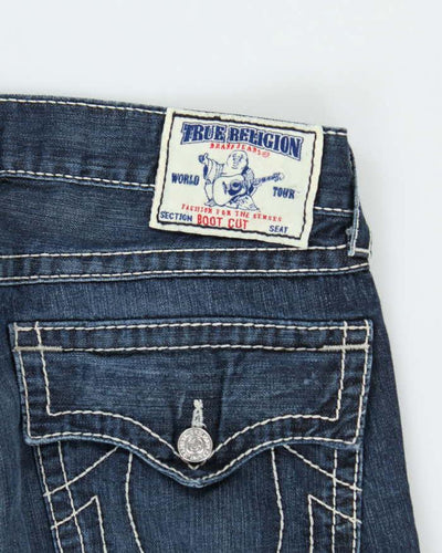 Vintage Y2k 00s True Religion Dark Wash Blue Jeans - W36 L32