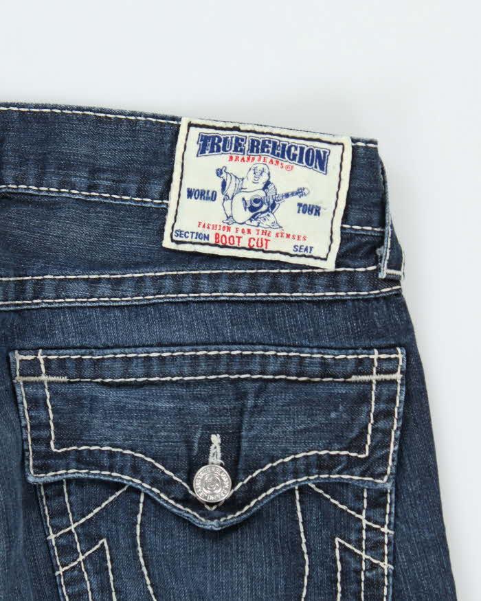 Vintage Y2k 00s True Religion Dark Wash Blue Jeans - W36 L32