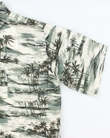 Vintage Montage Tropics Silk Hawaiian Shirt - M