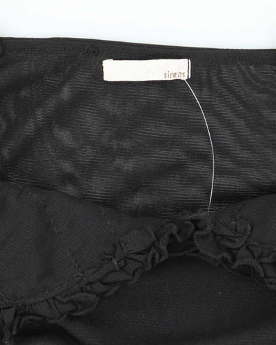 Vintage Y2k 00s Sirens Mesh Sequin Cami - S