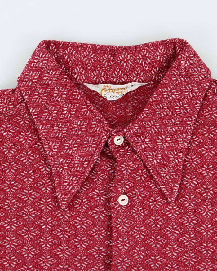 Vintage 70s Capri West Long Sleeve Shirt- XL