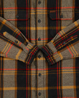 Vintage Orvis Heavyweight Plaid Long Sleeve Flannel Over Shirt - XL