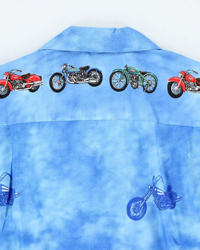 Vintage Ky's Motorbike Hawaiian Shirt - L