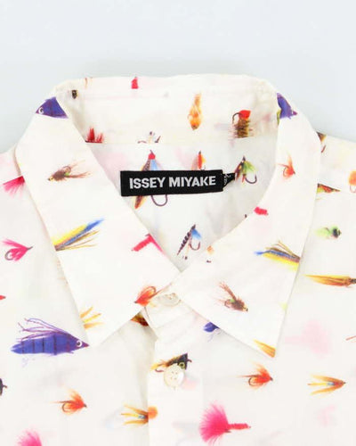 Issey Miyake Patterned Bug Long Sleeve Shirt - L