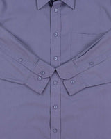 Vintage 1990s Givenchy Monsieur Violet Long Sleeve Dress Shirt - M
