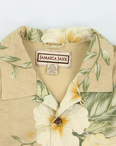 Vintage Jamaica Jaxx Silk Hawaiian Shirt - L