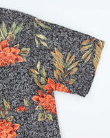 Vintage Island Shores Silk Hawaiian Shirt - L