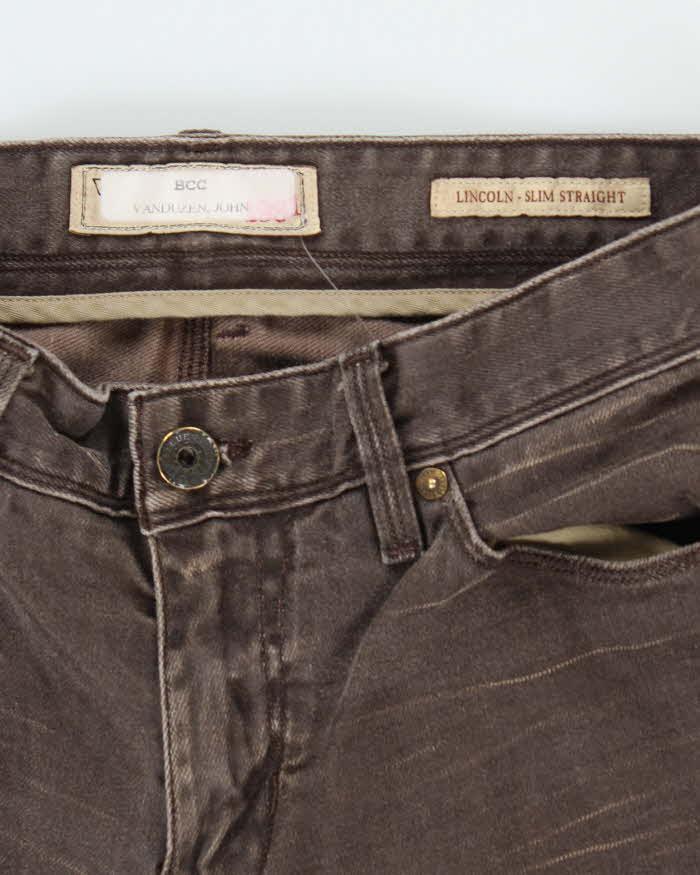 Vintage Y2k 00s Guess Brown Jeans - W34 L32