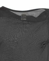 Vintage Y2k 00s M Collection Mesh Cowl Neck Top - M