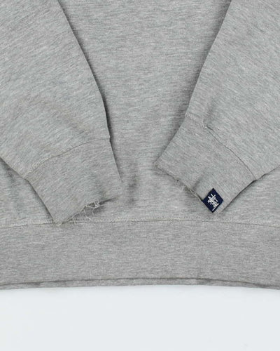 Vintage 2000's Stussy Pencil Graphic Sweatshirt - S