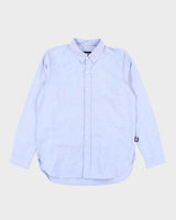 Stussy Deadstock Blue Long Sleeve Shirt - L