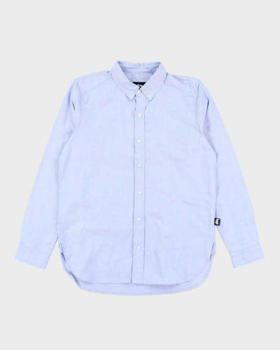 Stussy Deadstock Blue Long Sleeve Shirt - L