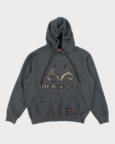 Vintage Y2K Real Tree Big Logo Graphic Hoodie - L