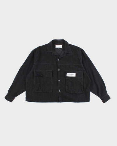 Vintage Harsh and Cruel Cropped Button Up Corduroy Shirt - L