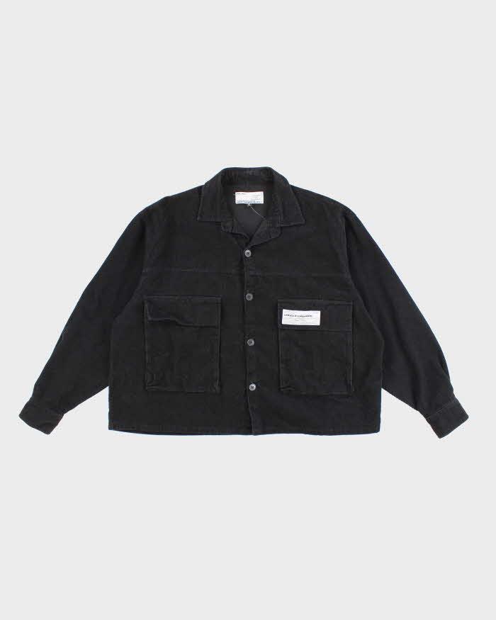 Vintage Harsh and Cruel Cropped Button Up Corduroy Shirt - L