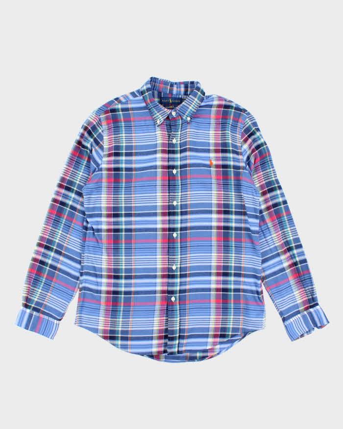 Vintage Ralph Lauren Checked Long Sleeve Shirt - L