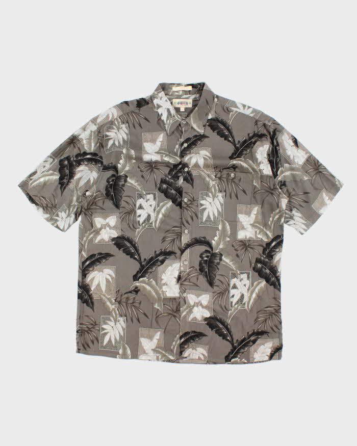 Vintage Campia Grey Hawaiian Shirt - L