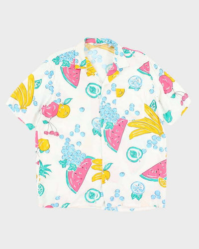 Vintage 80s Tropically Yours Hawaiian Shirt - M