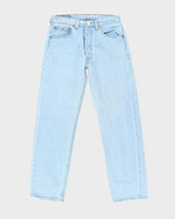 Vintage 90's Levi's 501 Light Wash Denim Jeans - W28 L29