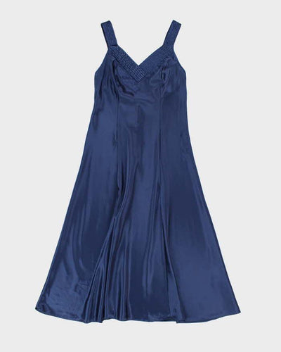 Vintage 90s Intimate Details Silky Slip Dress - S