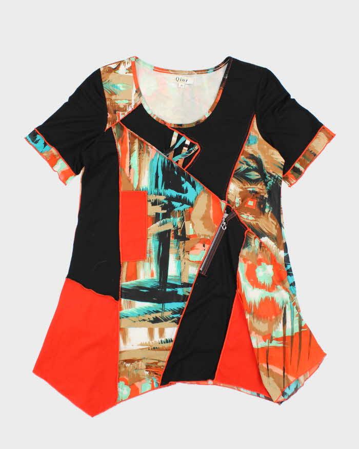 Vintage Y2k 00s Patchwork Mini Dress - M
