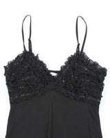 Vintage Y2k 00s Sirens Mesh Sequin Cami - S
