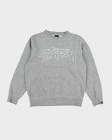 Vintage 2000's Stussy Pencil Graphic Sweatshirt - S