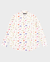 Issey Miyake Patterned Bug Long Sleeve Shirt - L
