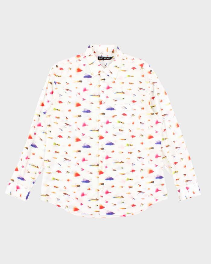 Issey Miyake Patterned Bug Long Sleeve Shirt - L