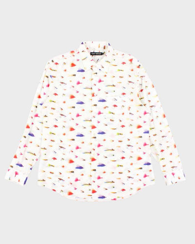 Issey Miyake Patterned Bug Long Sleeve Shirt - L