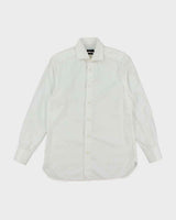 Ermenegildo Zegna White Collared Shirt - M