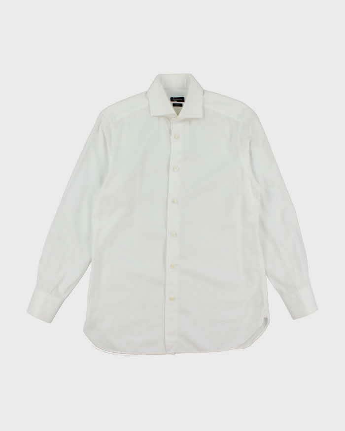 Ermenegildo Zegna White Collared Shirt - M