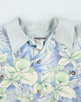 Vintage 90s Visitor Silk Hawaiian Shirt - L