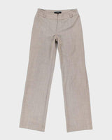 Vintage Y2k 00s Le Chateau Brown Trousers - W30 L33