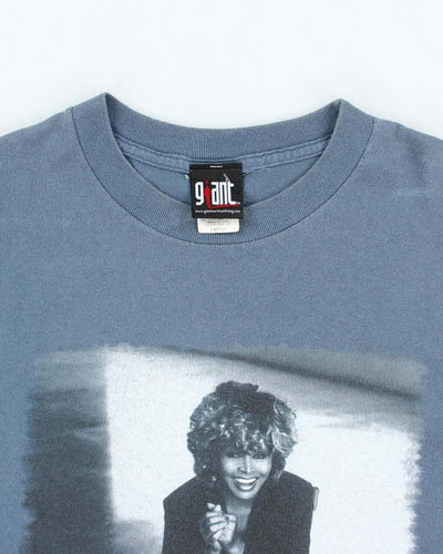 Vintage 90's Tina Turner Profile Graphic Band T-Shirt - L
