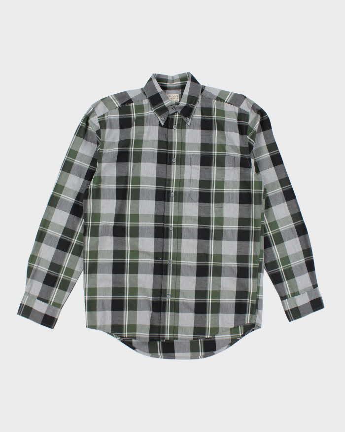 Filson Green Check Long Sleeve Shirt - XS