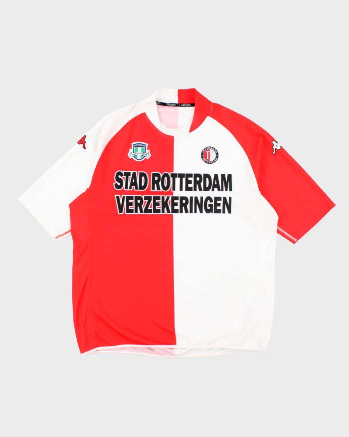 Vintage 2000's Feyenoord Rotterdam FC Home Football Shirt - XL