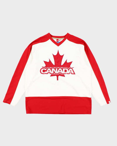 Vintage 90's Canadian International Olympic Hockey Jersey - XL